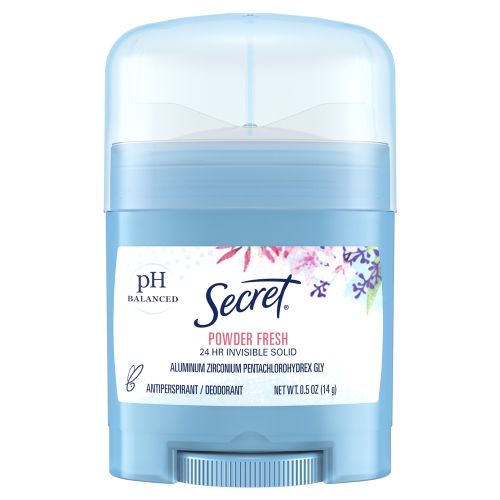 Desodorante Secreto, Aroma Powder Fresh, 0.5 oz